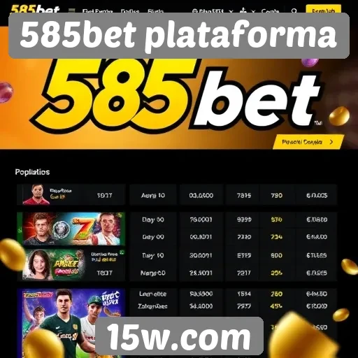 Tendências de popularidade da 585bet plataforma entre jogadores